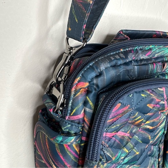 Lug Navigator Tropical Multicolor Palm Quilted Bag - Picture 4 of 10